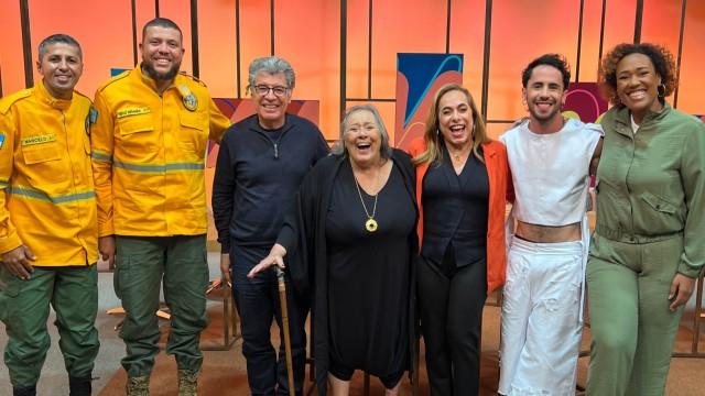 Paulo Betti, Teuda Bara, Romero Ferro, Marcelo Pires, Diego Miranda e Luana Xavier