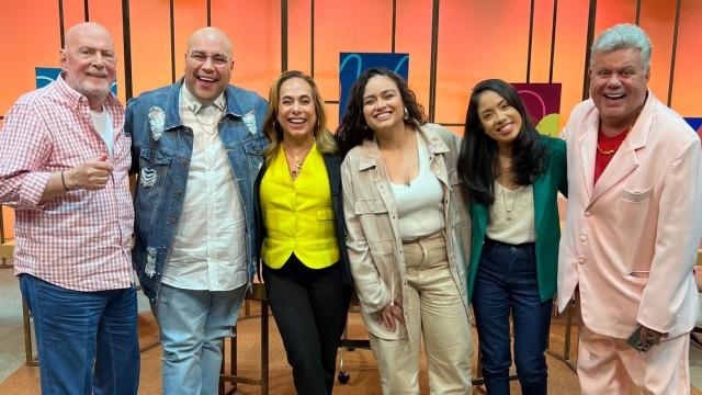 Tiago Abravanel, Luiza Martins, Carlos Eduardo Novaes, Daniela Itida e Milton Cunha