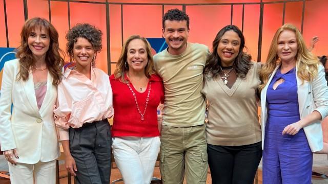 Deborah Evelyn, Cátia Damasceno, Max Petterson, Bruna Linzmeyer e Fabiane Pereira