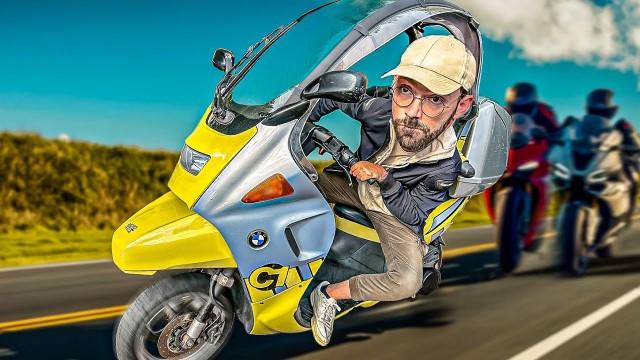 La plus MOCHE des BMW (ma nouvelle moto) Bmw C1 - Rouler légalement SANS casque c'est POSSIBLE