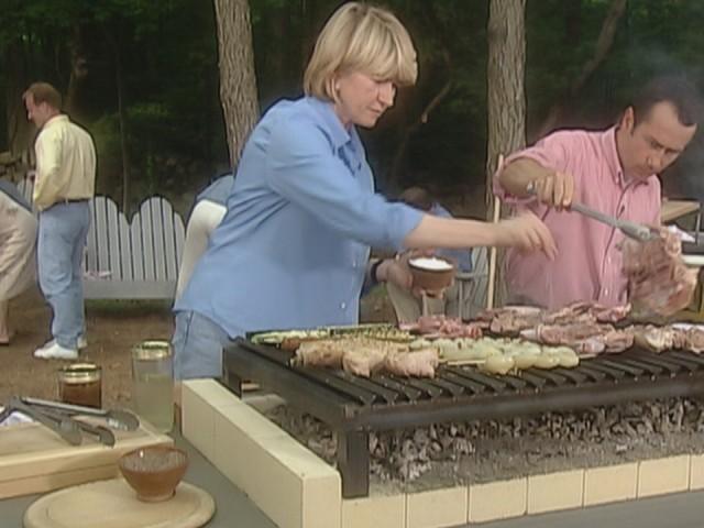 Argentinean Asado; Sausages, Salads, Steaks and Chops