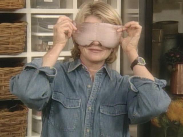 Poached Eggs in Red Wine Sauce; Wilting Greens; Eye Masks