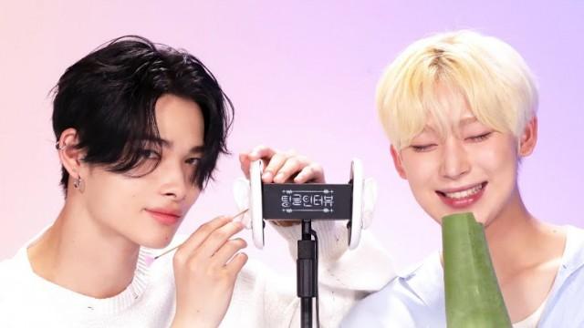 Aloe gel massage & ear cleaning ASMR Full Ver. that moisturizes even the heart | ENHYPEN Niki & Sunoo | [Tingle Interview]