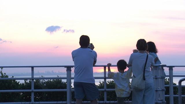 淡路島 真夏のサービスエリアで