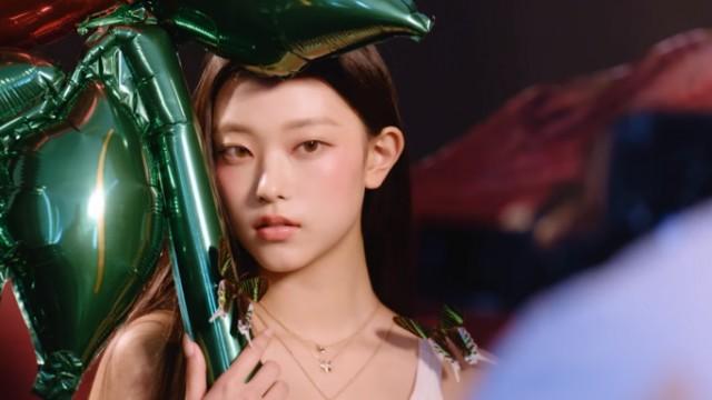 HAERIN Harper's BAZAAR Photoshoot Behind