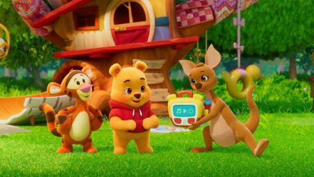 Tigger and Kanga and the Music Player