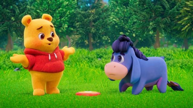 Eeyore and the Flying Disc