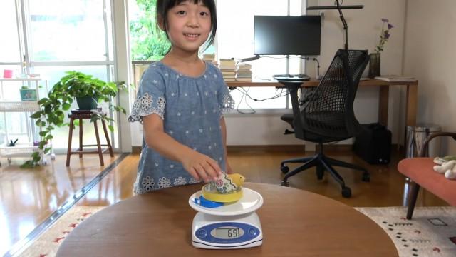 100グラムにちょうせん!▽ピタゴラ装置に見る法則