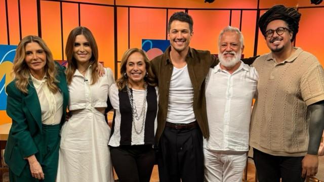 Romulo Estrela, Maria Padilha, Maria Maud, Marcio Meirelles e Jota Marques