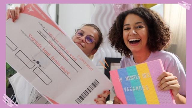 surprise!!! tu mérites des vacances