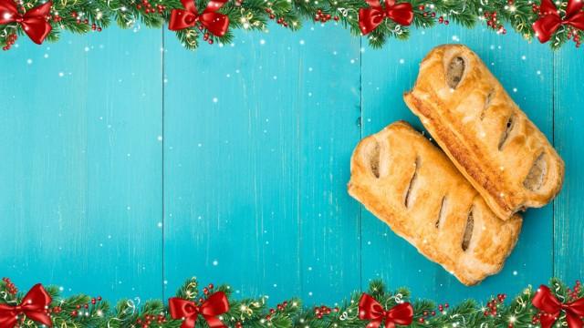Inside Greggs at Christmas
