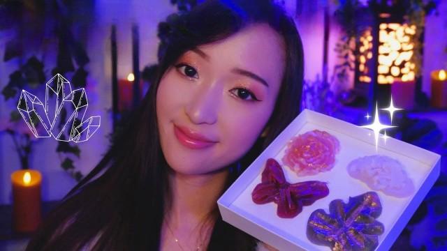 ASMR ✨ Dégustation de cristaux comestibles ✨ C'est trop satisfaisant !