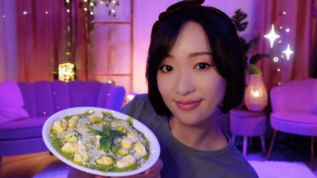 ASMR COOKING KIT ✨ On prépare des pâtes au pesto avec... du SLIME ✨