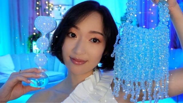 ASMR ✨ 6 triggers CAPTIVANTS visuellement (ils font aussi un son fabuleux)✨sac perles, livre de bain
