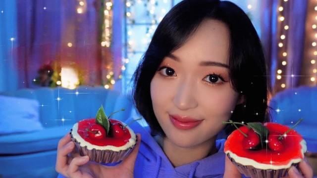 ASMR COOKING KIT ✨ On prépare une tarte aux cerises avec... du SLIME ✨