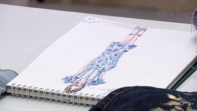 Ninth challenge: Women's recycled denim outfit