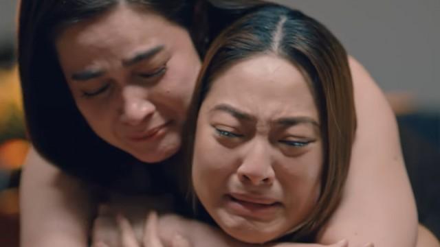 The half-sisters'  reconcillation
