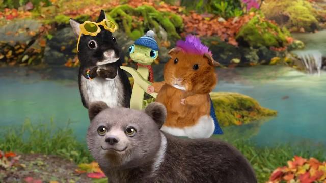 Help the Bear Cub! / Save the Sad Sumi-e Frog!