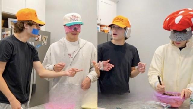 BAKING BLIND DEAF AND MUTE. (Two times)