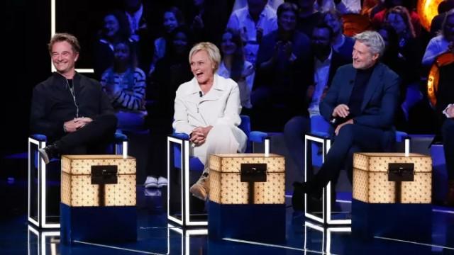 Antoine de Caunes, Muriel Robin et David Hallyday