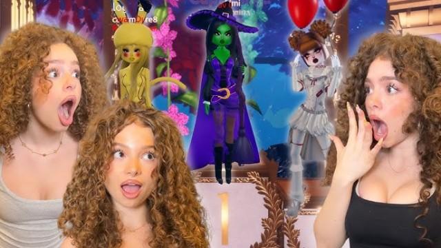 We played HALLOWEEN DRESS TO IMPRESS!