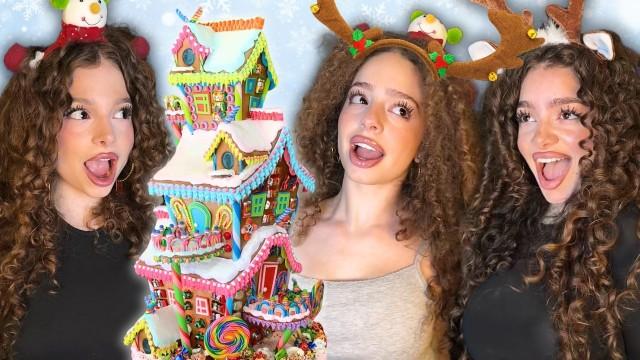 Kalogeras Sisters BUILD A GINGERBREAD HOUSE!