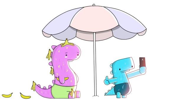 Desnecessauro na PRAIA!