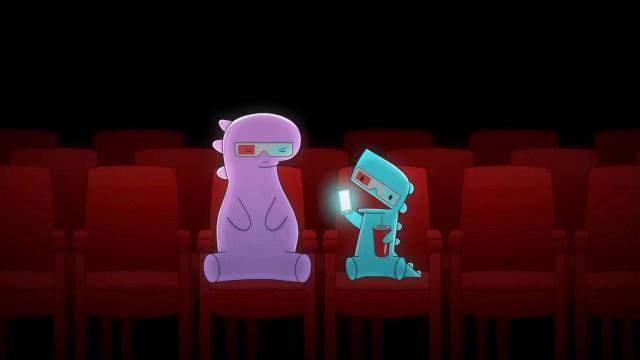 Desnecessauro e Coitadossauro vão ao CINEMA!