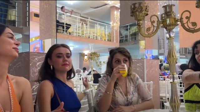 We went to the wedding of someone we didn't know.