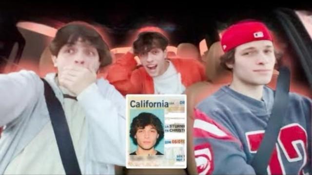 CHRIS DROVE NICK AND MATT AROUND!!