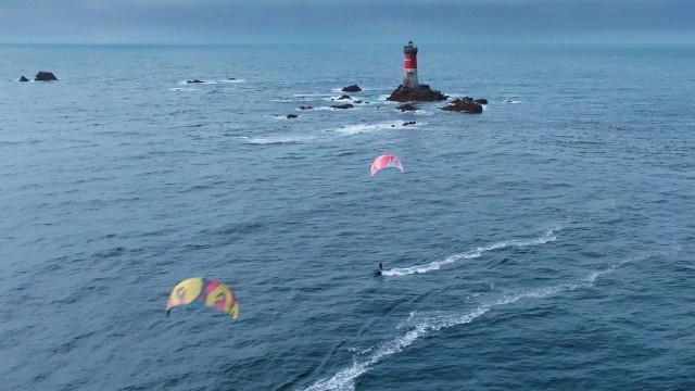 Bretonische Kitesurf-Challenge