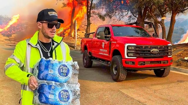 Whistlindiesel Tries Helping LA Fire Victims