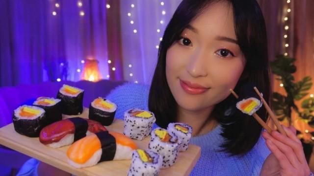 ASMR COOKING KIT ✨ On prépare des sushis 100% slime ✨