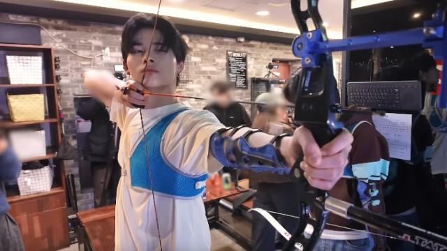 Archery Cafe Pre-Game Practice Behind