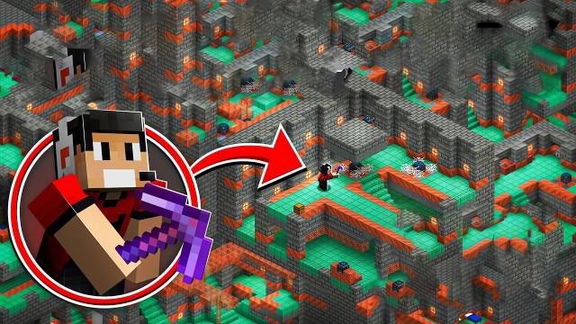 Breaking the BIGGEST STRUCTURE in Minecraft