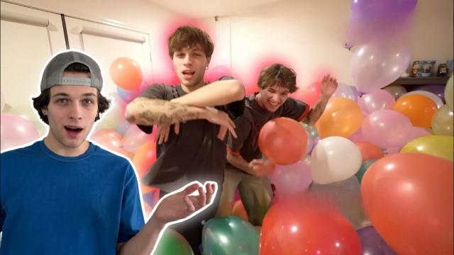 FILLING CHRIS'S ROOM WITH 1000 BALLOONS