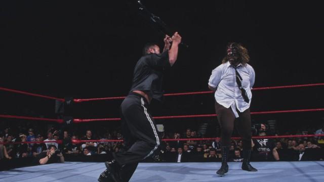 The Rock vs. Mick Foley