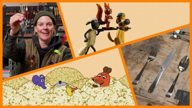 Kochtopf|Krawinkel und Eckstein: Weiße Grütze|Lauras Machgeschichten: Die Gabel-Zange|Shaun das Schaf: Eine harte Nuss