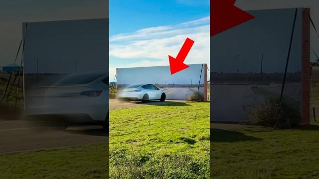 Tesla vs Fake Wall