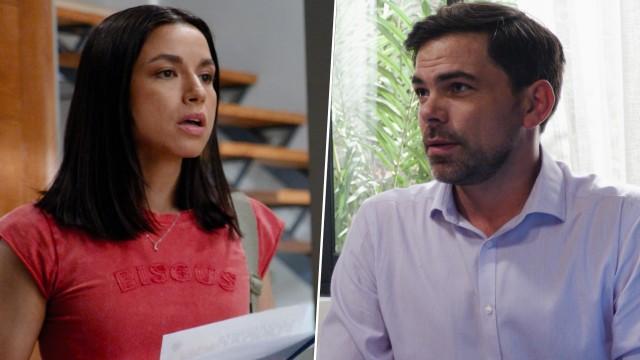 Clemente se entera que Diana tiene una nueva propuesta de trabajo