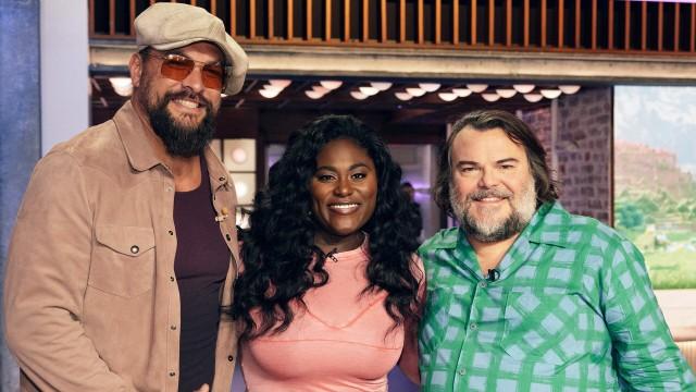 Jack Black, Danielle Brooks and Jason Momoa, Tess Sanchez