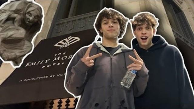 Chris and Nick ghost hunting haunted Emily Morgan hotel !! | SPT San Antonio