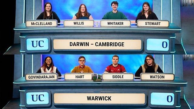Darwin College, Cambridge v Warwick