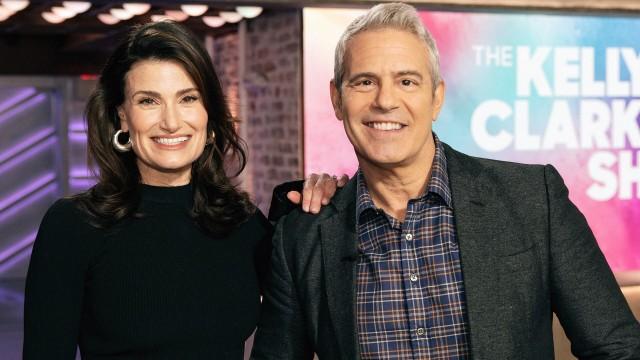 Andy Cohen, Idina Menzel, Amy Schumer, Jillian Bell and Brianne Howey, Johnnyswim