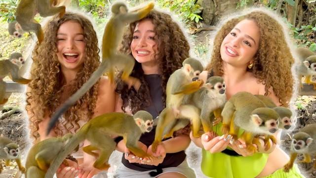 Kalogeras Sisters GET ATTACKED BY MONKEYS!