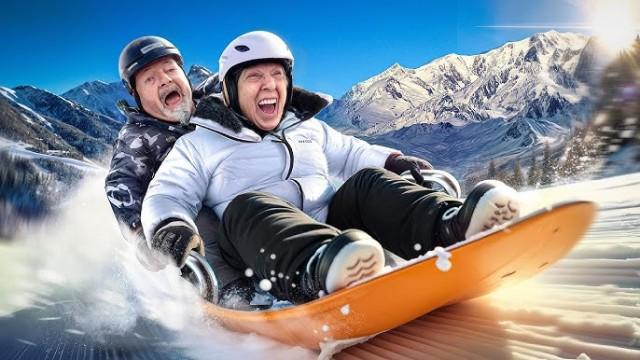Danielle au ski avec son nouveau mec !