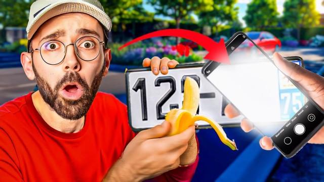 Votre plaque INVISIBLE avec une BANANE ? - Enquête #3