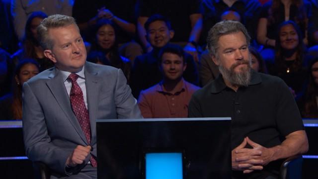 In the Hot Seat: Drew Carey & Aisha Tyler / Matt Damon & Ken Jennings