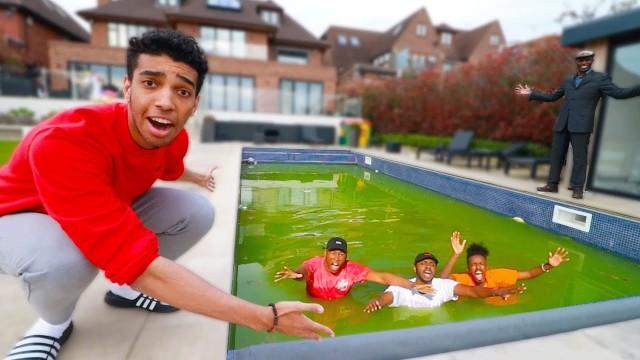 Slime Pool Prank (Mystery Wheel Challenge)