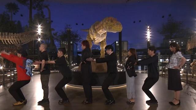 ▽アルゴリズムたいそう 恐竜博物館のみなさん